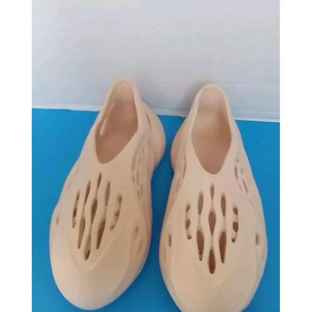 Clogs Sandals Slides Comfort Slip On Shoes Beige‎ Neutral Color Size?